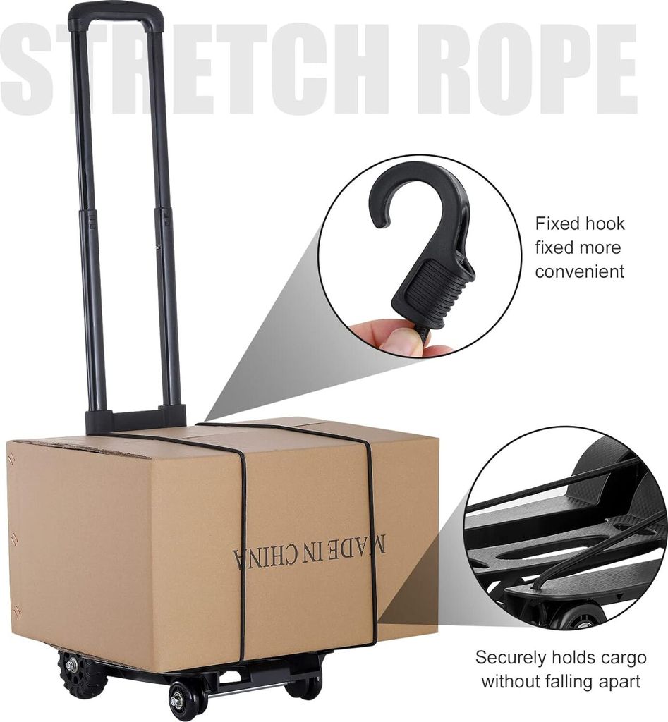 Mini Faltbare Sackkarre Klappbar Transportwagen 40KG Produktbild 6