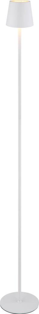 Globo Lighting Stehleuchte Metall weiß matt, LED