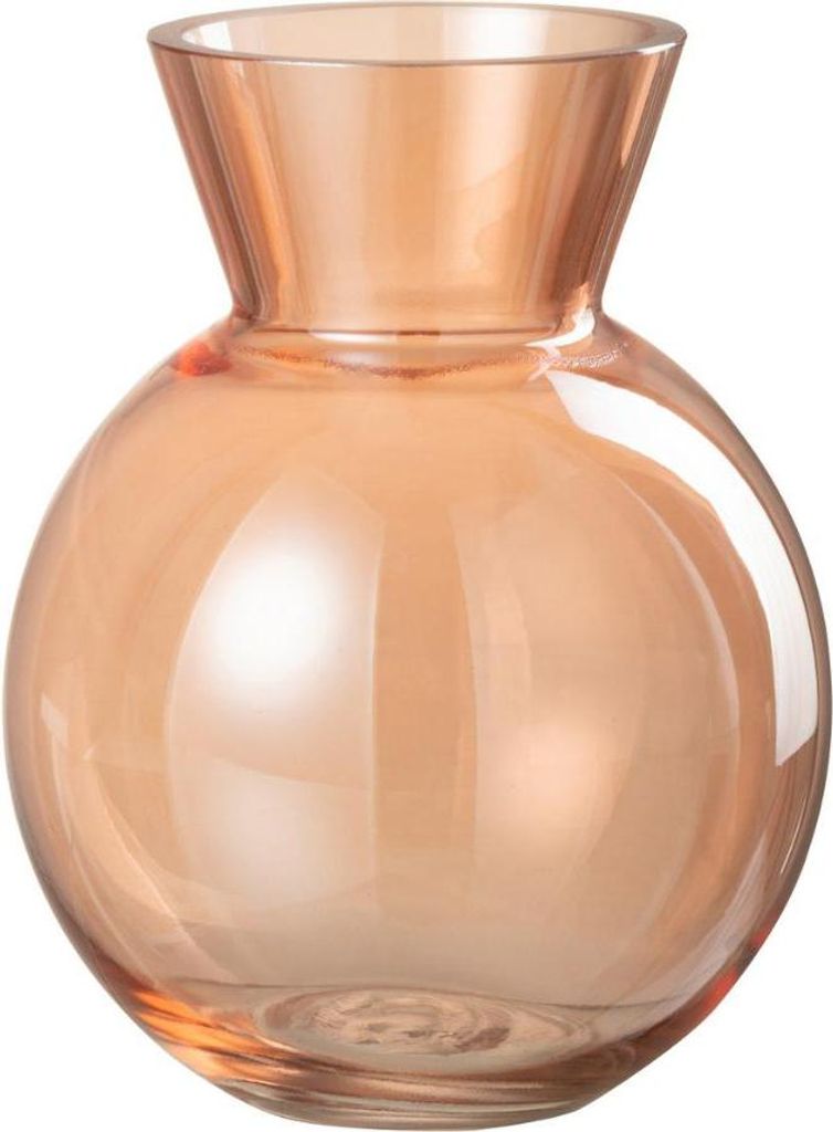 J-Line Vase Lucy Glas Orange Small