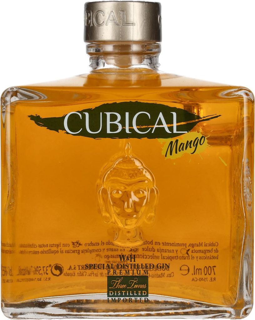 Cubical Premium MANGO Special Distilled Gin 37,5% Vol. 0,7l Image du produit 