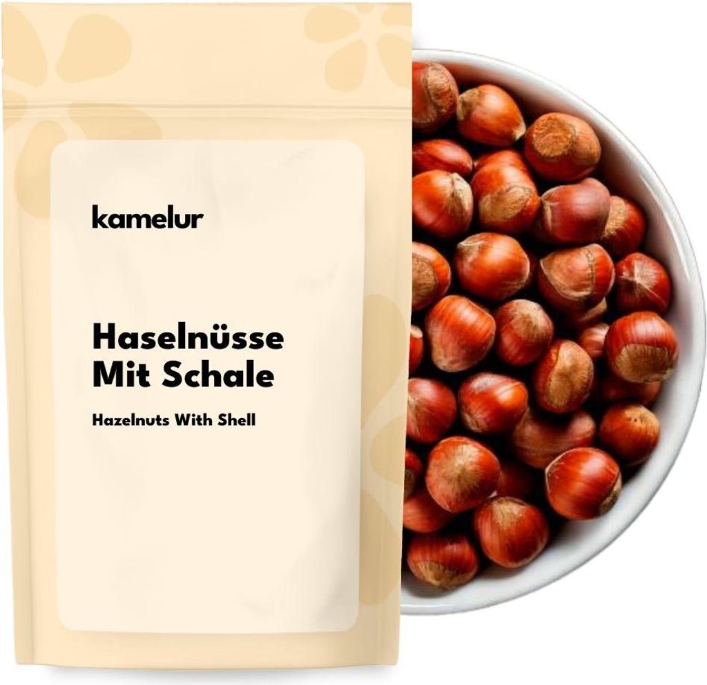 Kamelur Haselnüsse mit Schale 1 kg