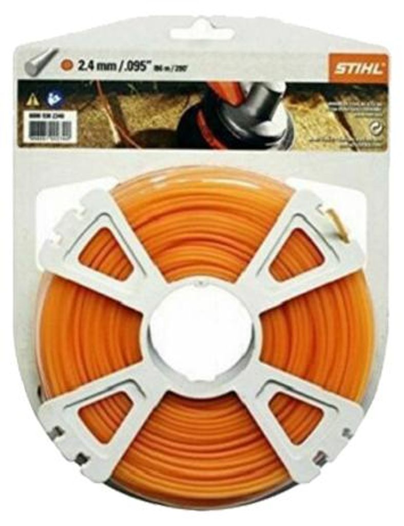Bobine de fil rond diamètre 2,4mm longueur 83m - orange - Image du produit 