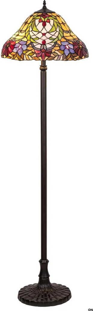 Lampadaire Tiffany Mirella 8088 : Éclairage Chaleureux anti-éblouissement