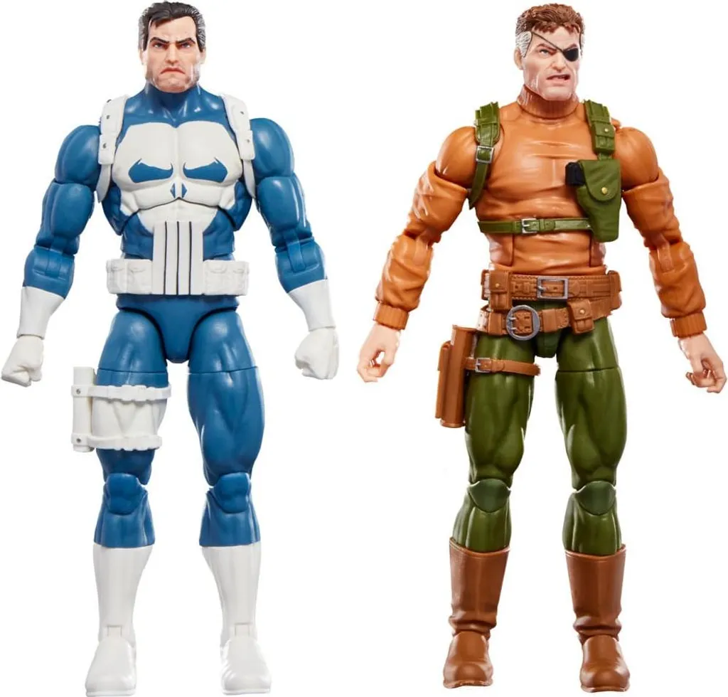 Figurines articulées Punisher et Nick Fury 15cm Marvel Legends Hasbro PC2