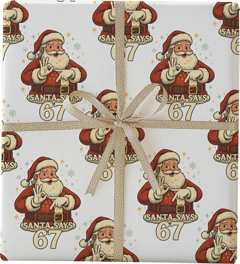 67 lustige Meme-Weihnachtsgeschenkpapierrollen für Kinder – einzigartiges Geschenkpapier für Geburtstage und Weihnachten
