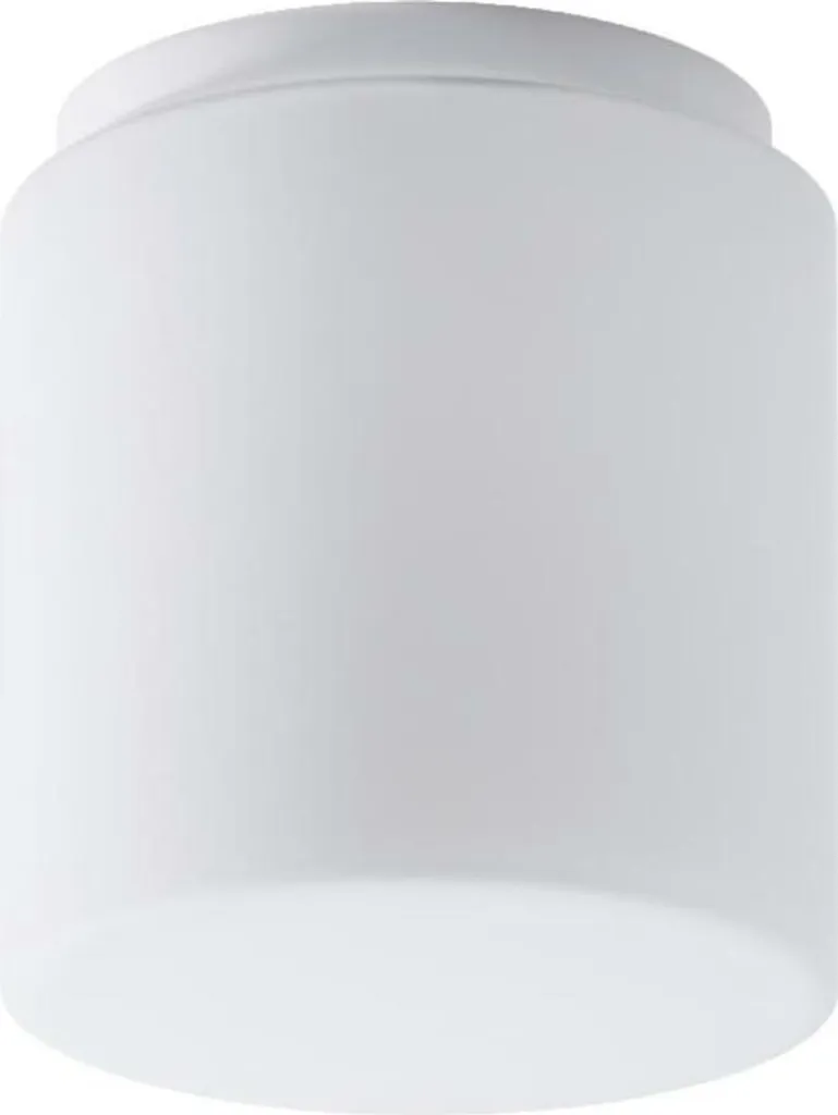 Éclairage Salle de Bain Plafonnier LED Verre Blanc IP44 3000K 5W