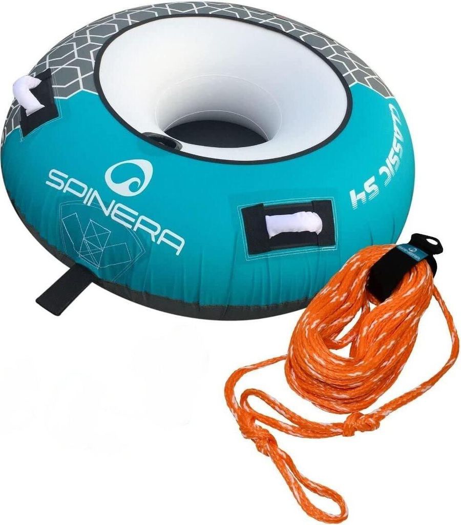 SPINERA CLASSIC 54 SET 1 Personen Tube Leine Towable Schleppring Reifen 137cm