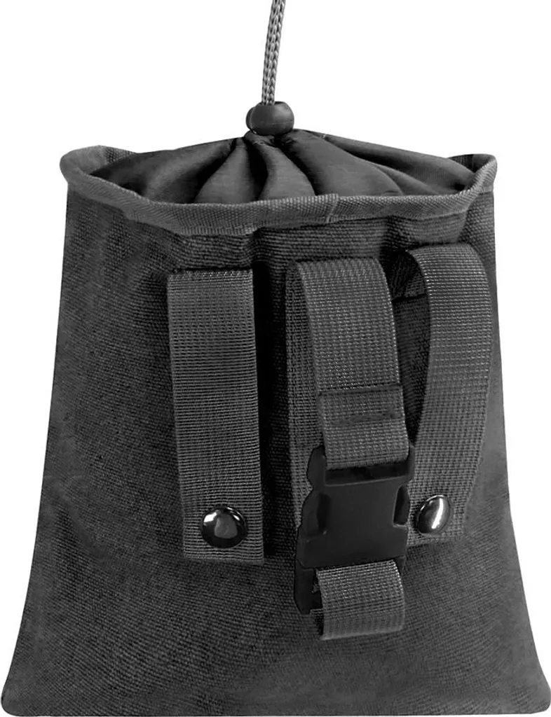 INF Borsa da foraggio in tela - Borsa per la raccolta di bacche a mani libere Nero