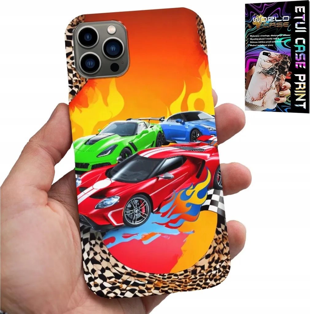 Cover Antiurto iPhone 11 Pro Max Auto da Corsa Kids + Screen Protector