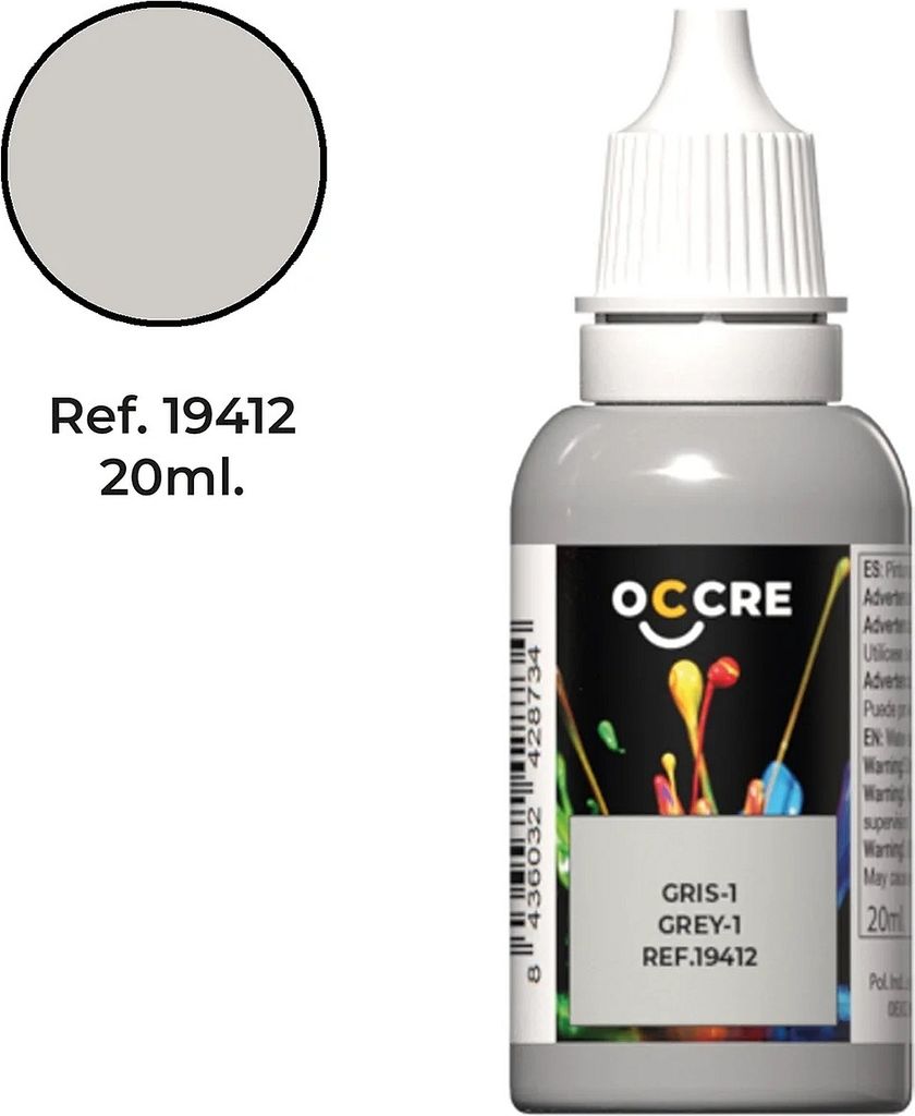 Ocolor Grey 1  20 ml Produktbild 