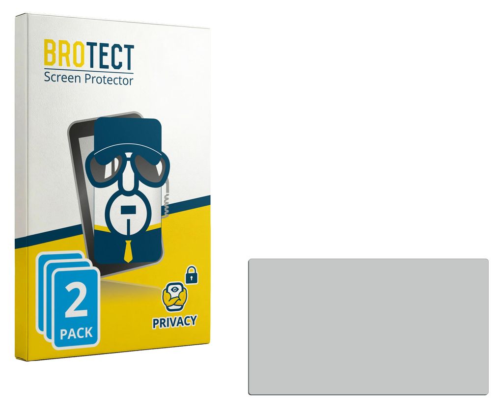 BROTECT Sichtschutzfolie für Smartphones und Handys mit 10.9 cm (4.3 Zoll) Displays 96.5 x 55.3 mm Anti-Spy Privacy Sichtschutz Blickschutz Folie ...