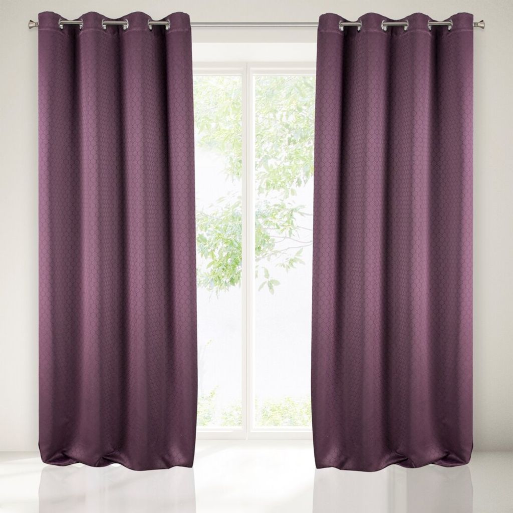 Eurofirany RIVET Vorhang 140x250 Ösen Violett