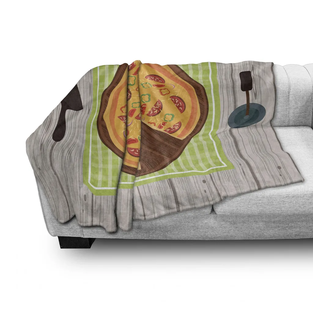 Recensione Coperta Flanella ABAKUHAUS Pizza: Morbidezza e Calore - 3