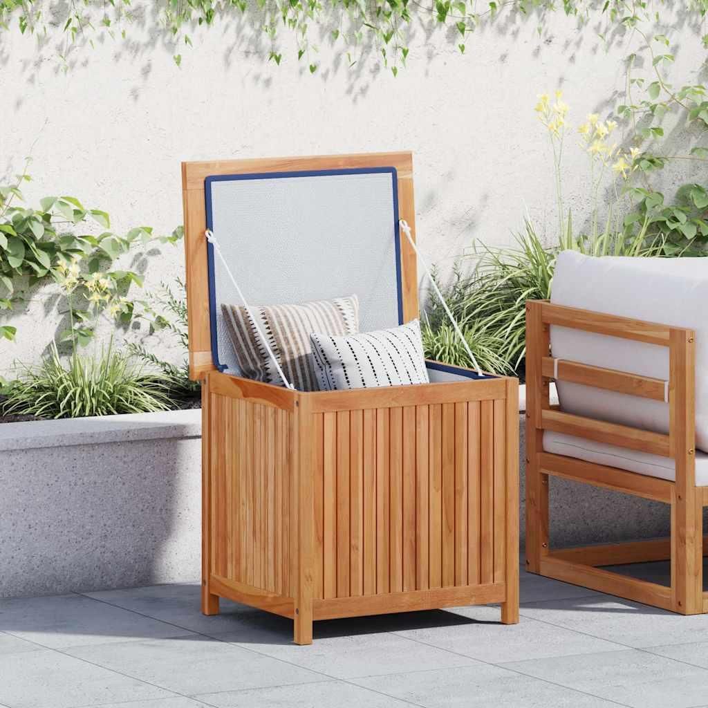 vidaXL Gartenbox 60x50x58 cm Massivholz Teak
