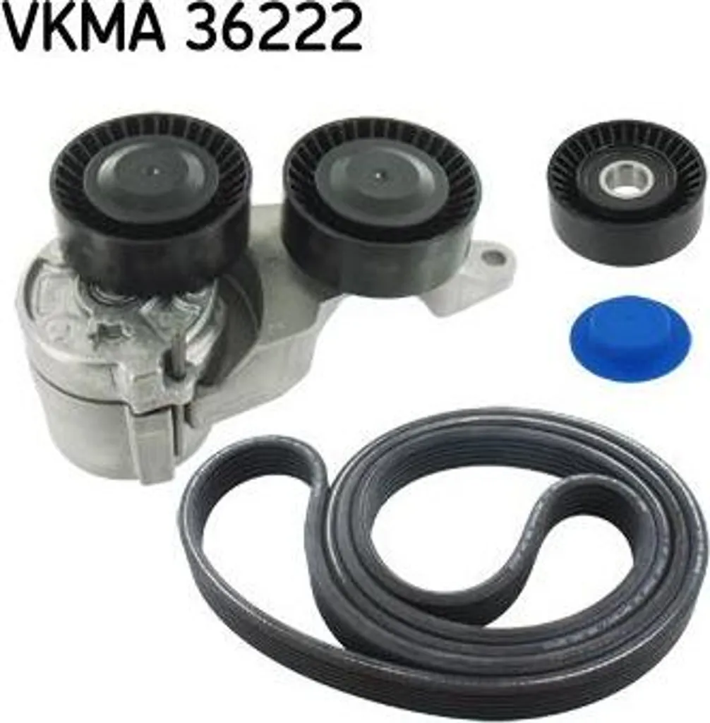 Éliminez les bruits moteur : Kit courroie SKF VKMA 36222 Volvo S60 V70