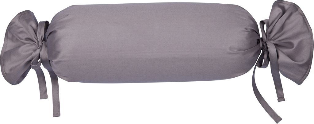 Traumschloss Mako-Satin Kissenbezug 15 x 40 cm graphit 100% Mako-Baumwolle, mit Reißverschluss