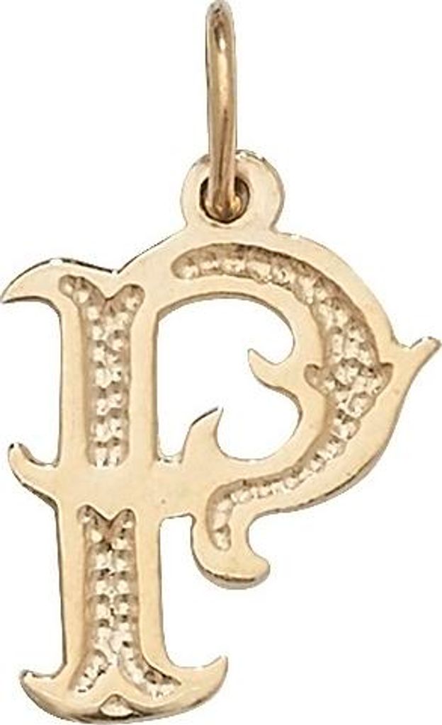 Vintage 9 Karat (375) Gold Buchstaben / Initiale Damen - Anhänger; TRS35327LTP