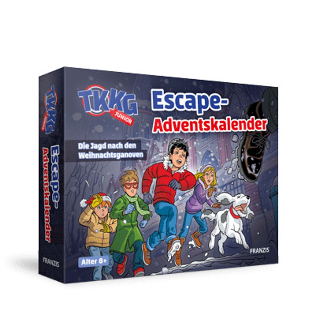 FRANZIS 67240 - Calendario dell'Avvento TKKG Junior Escape Immagine del prodotto 