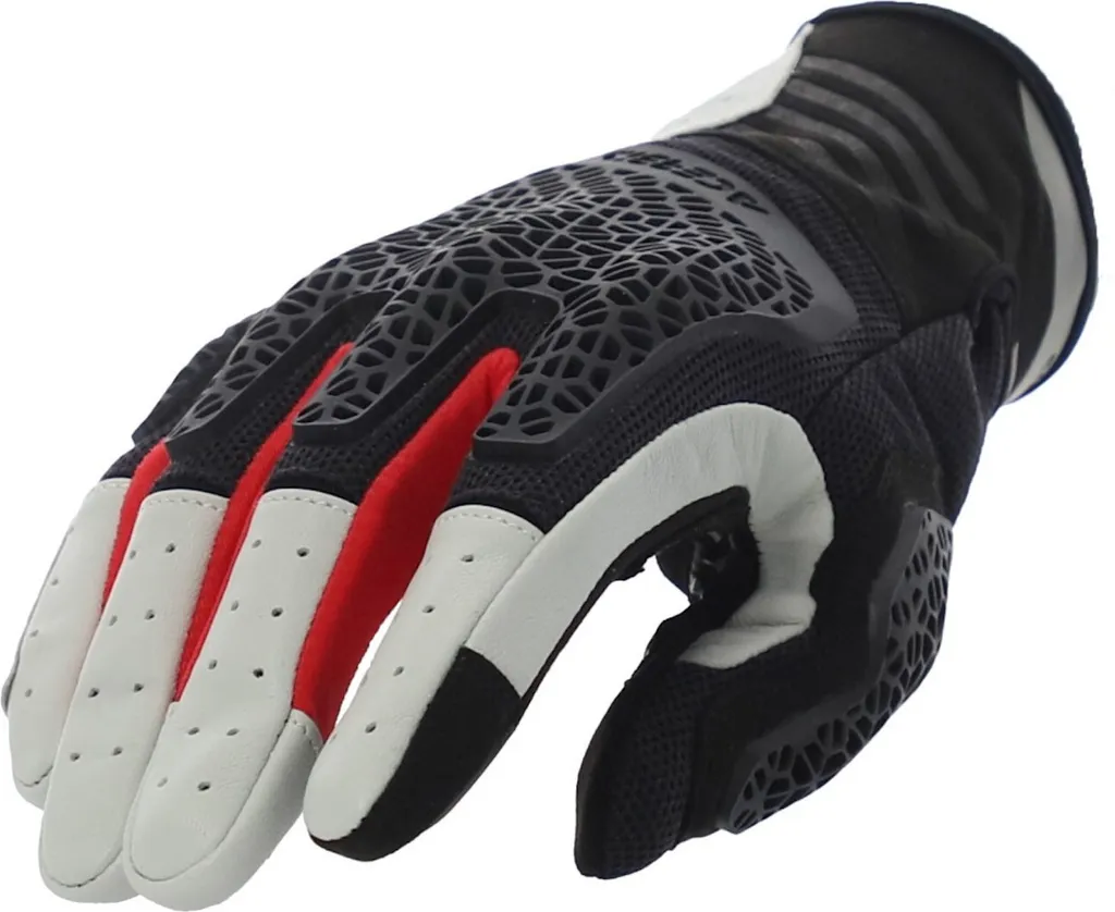 Gants de Protection Moto Acerbis CE Crossover Gris Clair Taille L CE