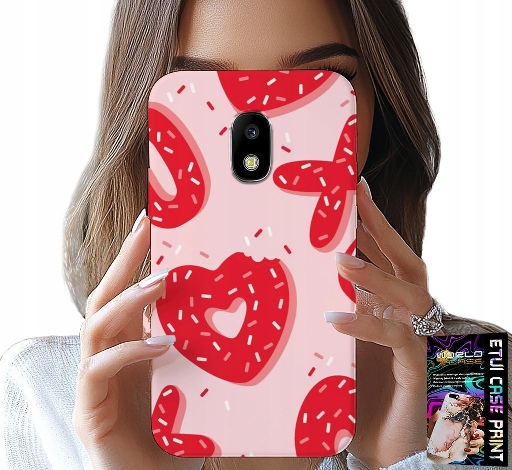 Hülle Für Samsung Galaxy J5 2017 - Feminine, Modische Designs Xoxo Herz + Glas