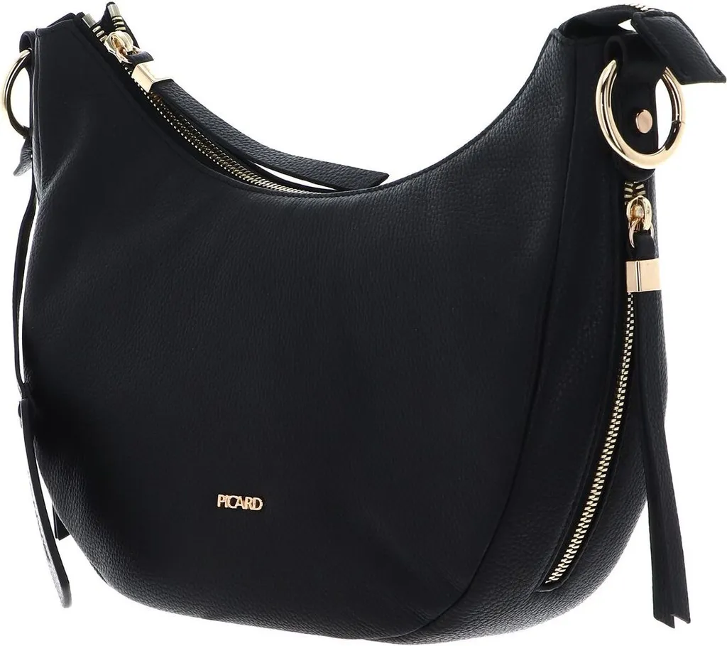 PICARD Java Cross Bag Black - Borsa a Tracolla in Vera Pelle Nera - 2