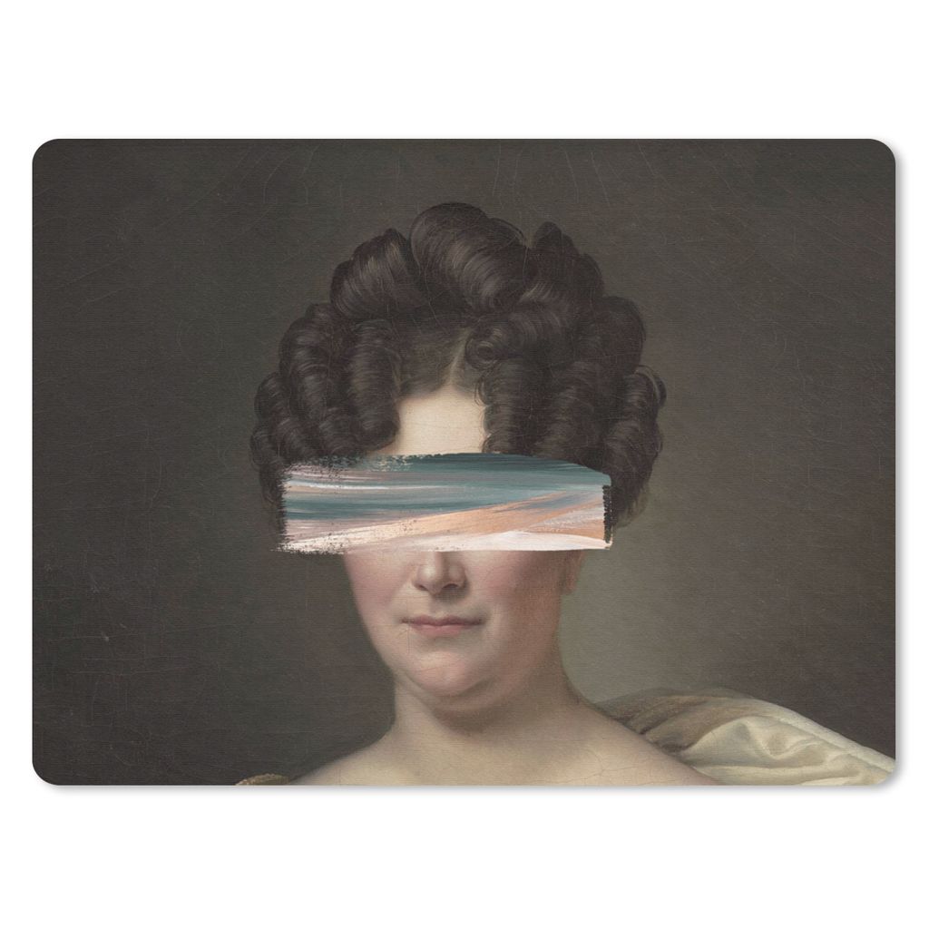 MuchoWow Mauspad Mousepad Johanna Henriëtte Engelen - Dubois Drahonet - Pastell 23x19 cm - Mousepads - Maus Mat - Pad - Mausunterlage - Schreibt...