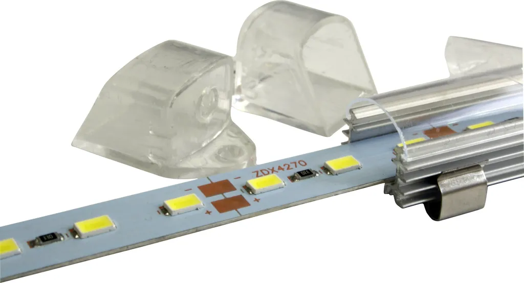 Kit 2 Barre LED 1m Alluminio 72 LED 12V DC per Cucina e Mensole