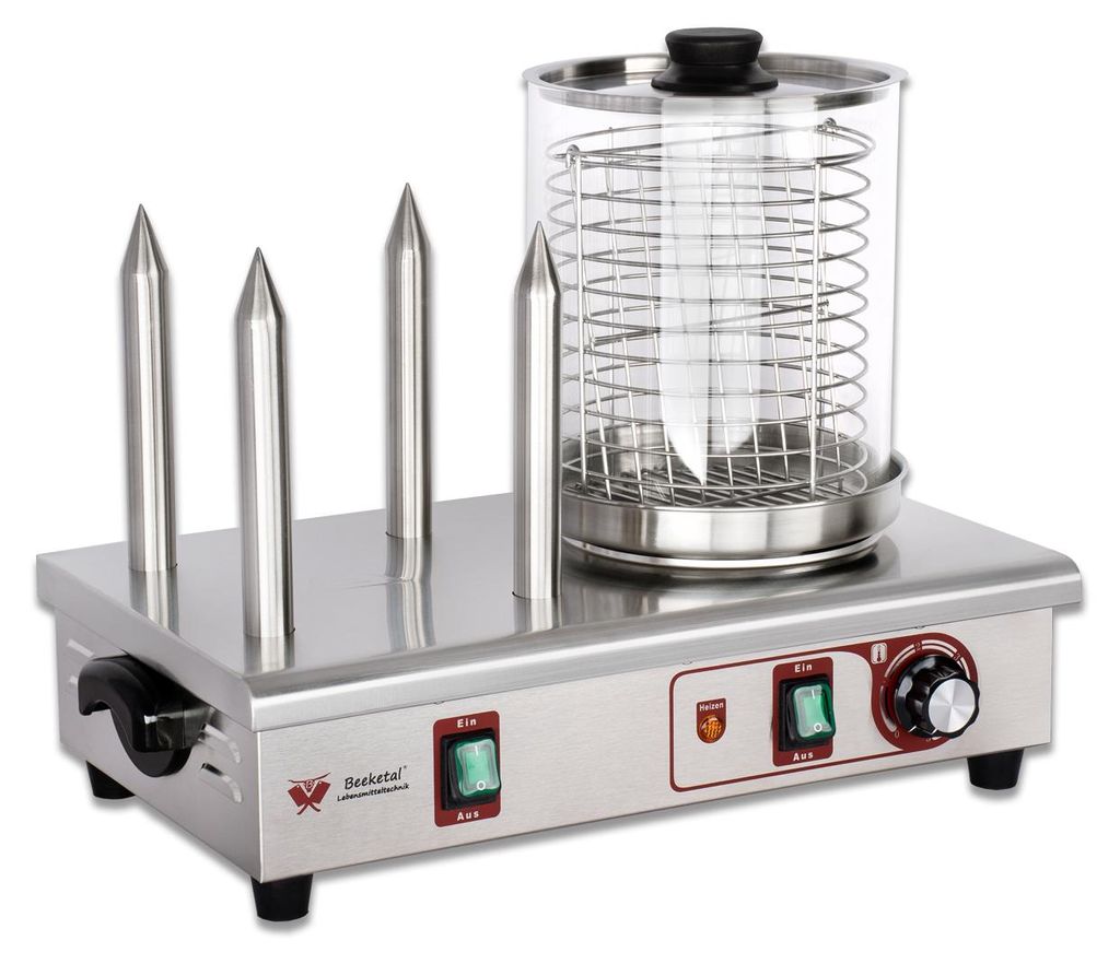 Beeketal Hot Dog Erhitzer Würstchenwärmer Hot Dog Maker, Modell:Hot Dog Maker BHG07