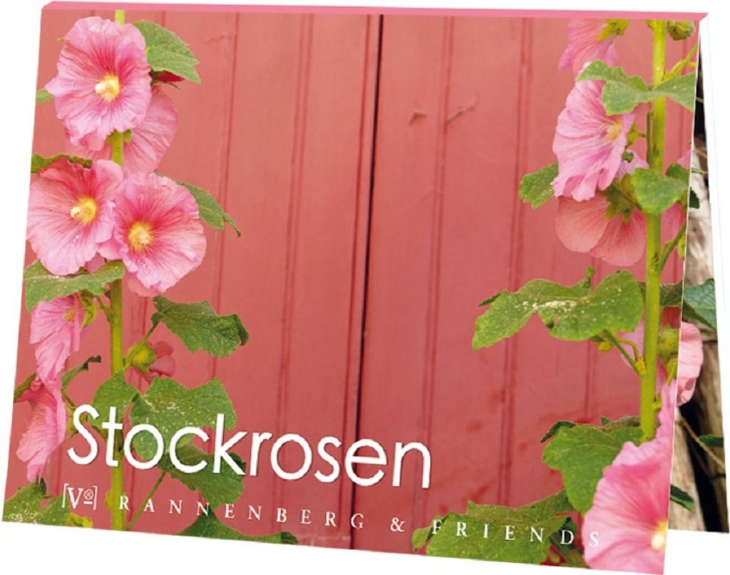 Postkartenbuch Stockrosen Postkartenbücher Ansichtskarte Postkarte Blumen Blume Rose