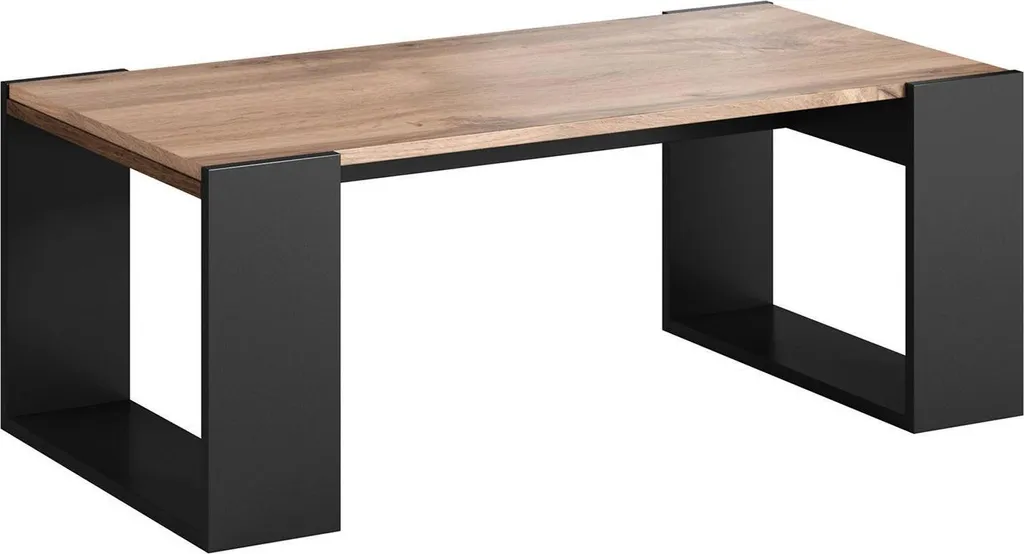 Tavolino da Caffè Serpa Dmora 120x46x55 cm Grigio con Cassetti | Soggiorno