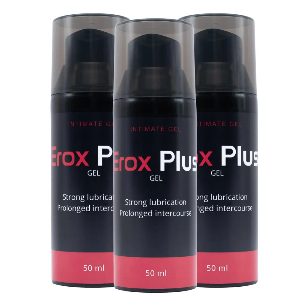 Gel Erox Plus contre les troubles de taille - Soin d'agrandissement 3x