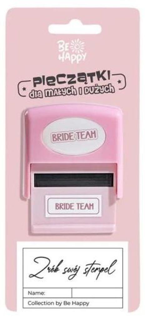 Stempel mit der Aufschrift „Bride Team“ – Be-Happy Gifts