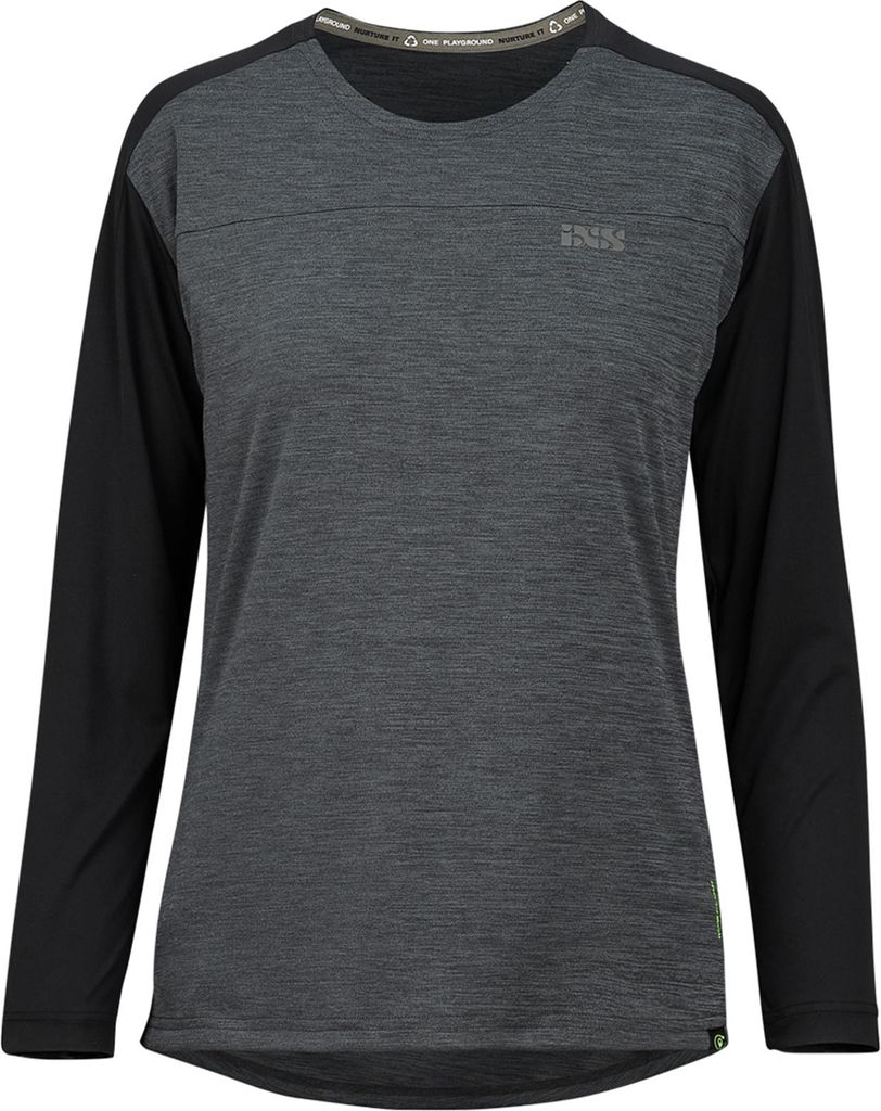 IXS Sports Division iXS Flow X Women longsleeve jersey 44 black/graphite - at...