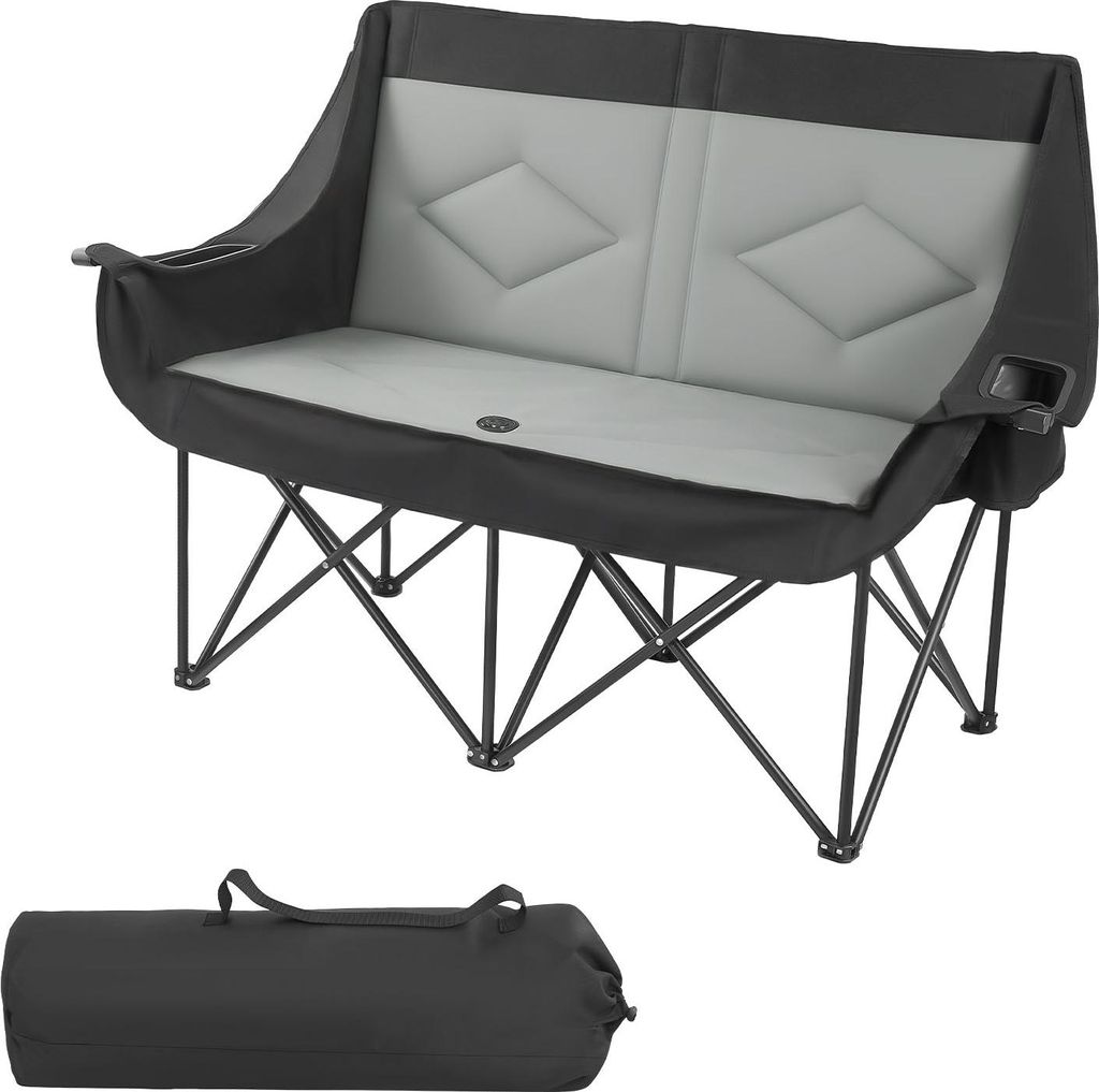 SucceBuy Campingstuhl für 2 Personen, klappbar und Produktbild 