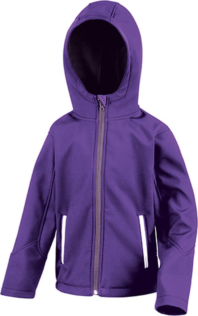 Result Core Junior TX Performance Hooded Soft Shell Jacket