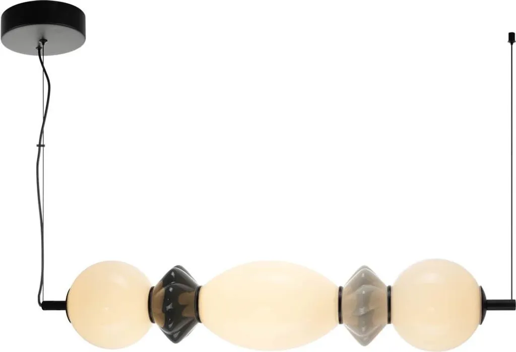 Lampada Sospensione LED 14W Italux BALOS PND-94921-3A-BK Design Moderno
