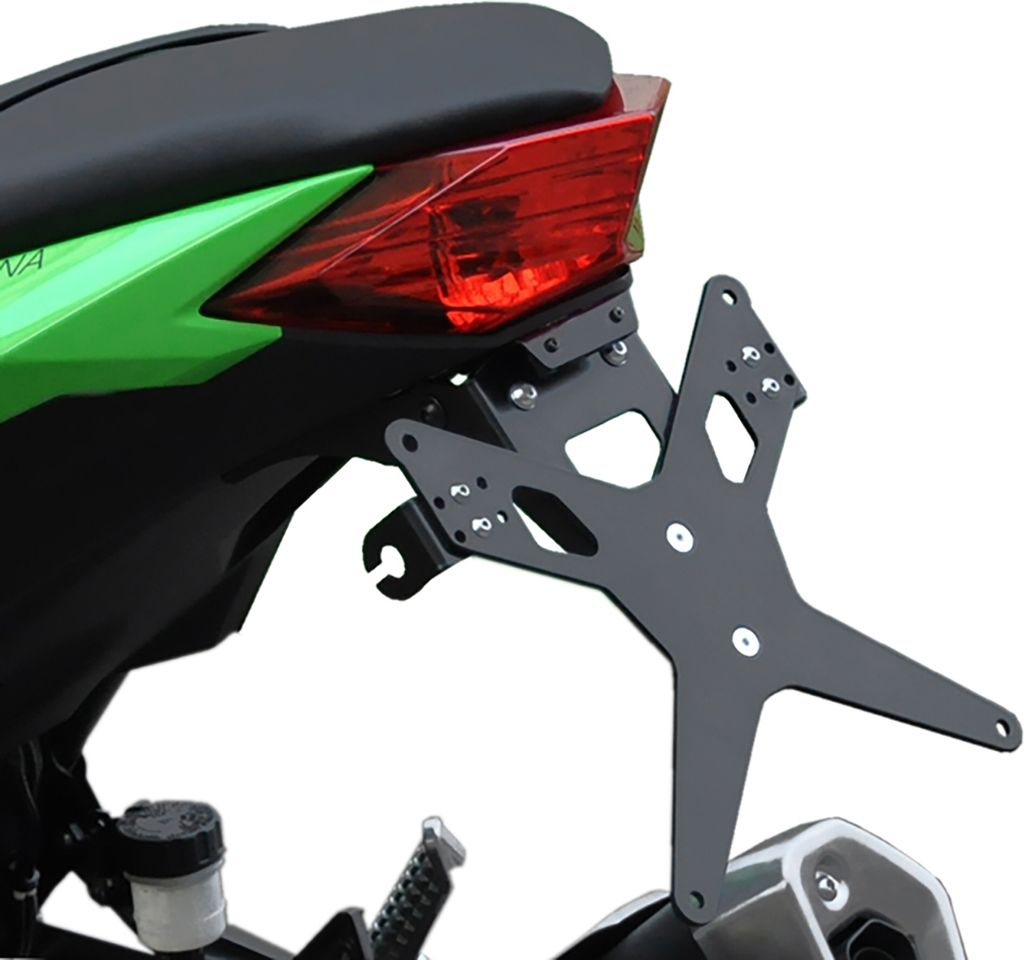 ZIEGER X-Line Kennzeichenhalter kompatibel mit Kawasaki Ninja 300 BJ 2013-16