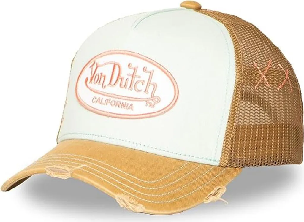 Casquette Réglable Von Dutch VD-1-CT-USED-11 Marron Confort Durable