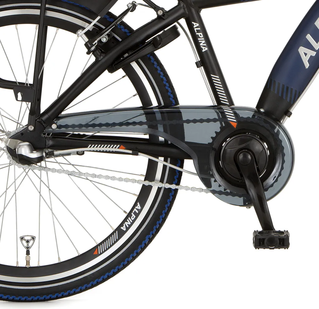 Carter de chaîne vélo Alpina Prisma 26 pouces noir protection intégrale
