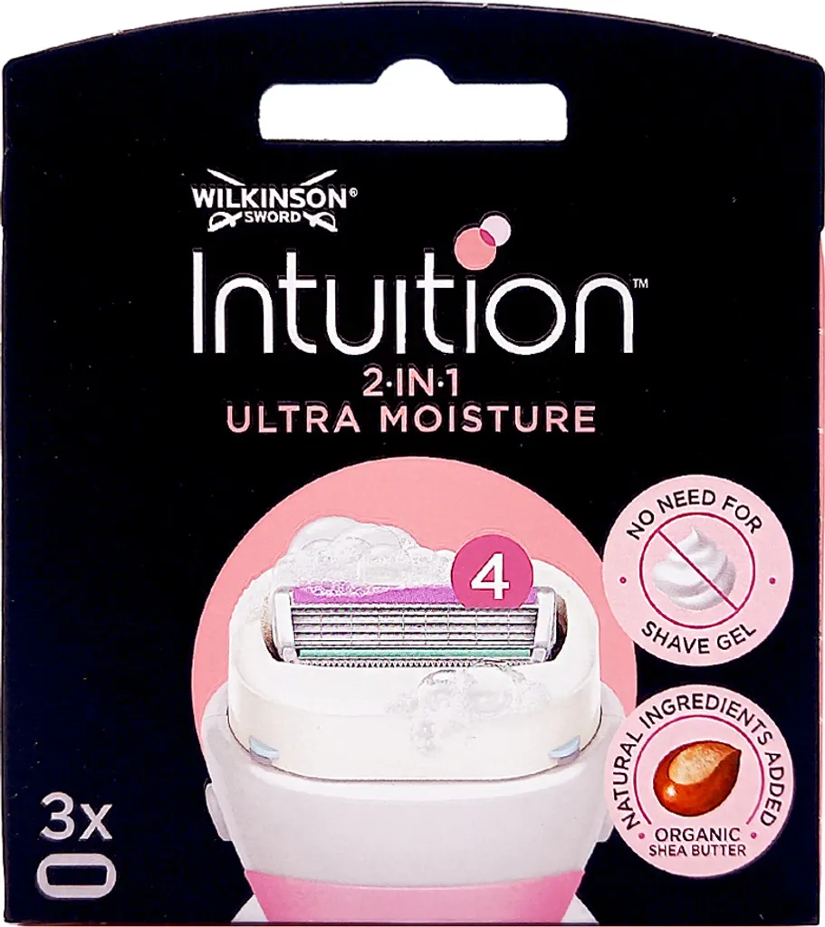 Anti-irritation rasoirs Intuition Ultra Moisture pack de 3 pour femmes