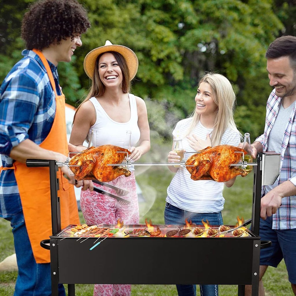Drehspieß für Gasgrill Grillspieß Set inkl. 2X Produktbild 7