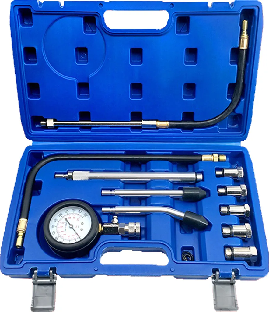 Réparer les fuites moteur grâce au kit testeur de compression essence 10 pièces