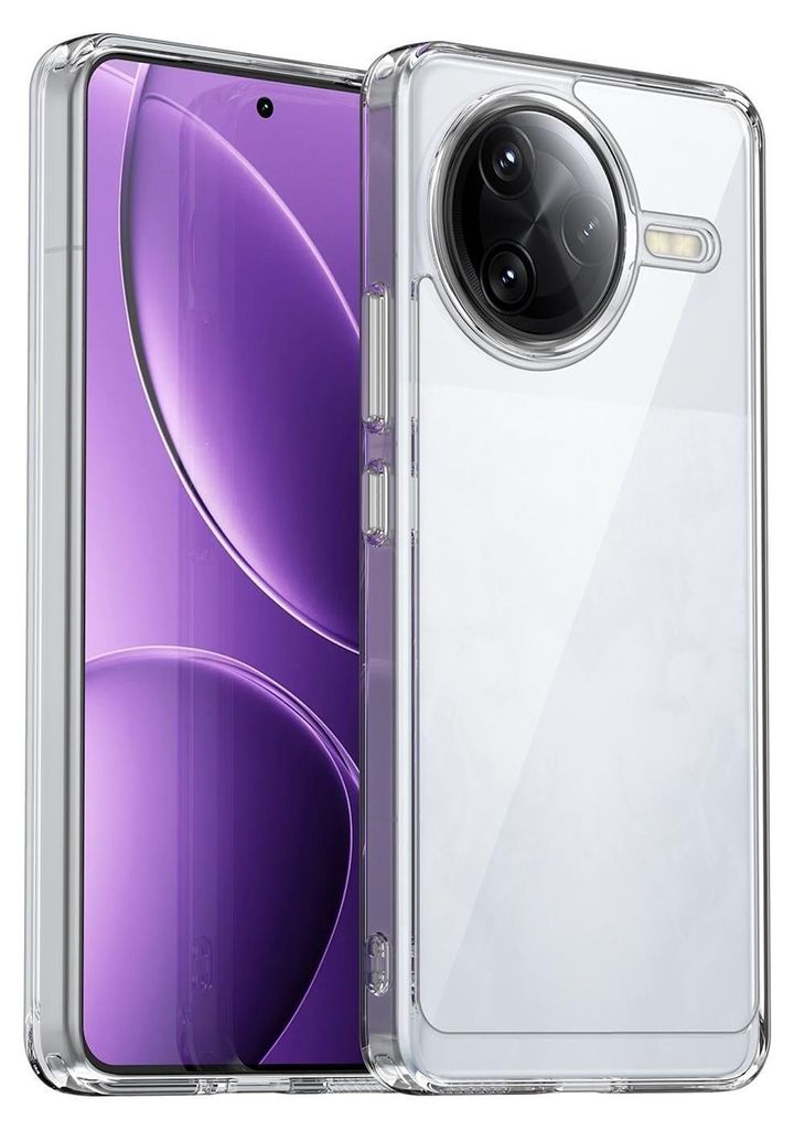 Funda protectora híbrida de TPU y acrílico, transparente, Imagen del producto 