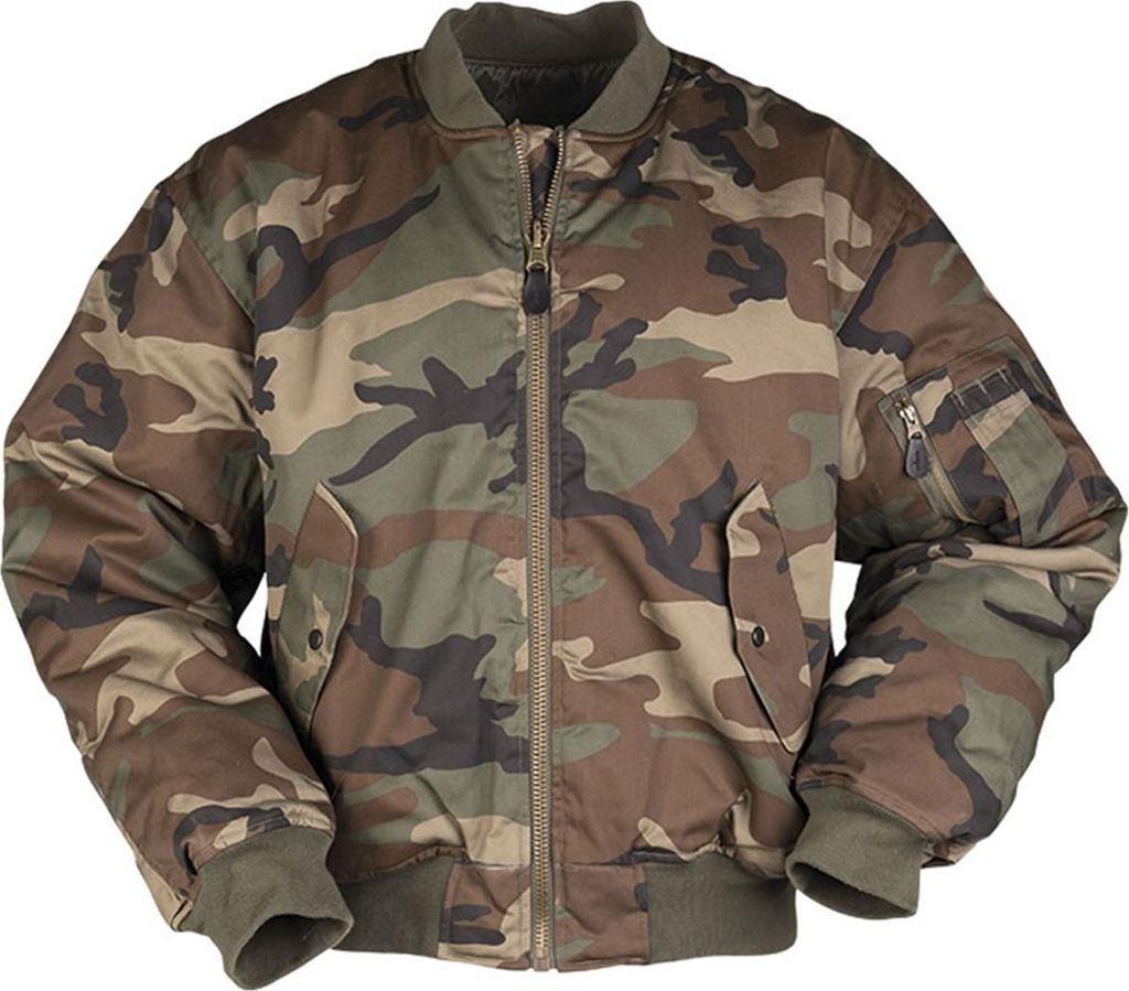 US Fliegerjacke MA1 woodland, M Produktbild 