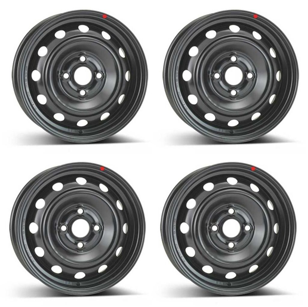4 Stahlfelgen Alcar 5490 5.0Jx14 ET46 4x100 für Kia Picanto