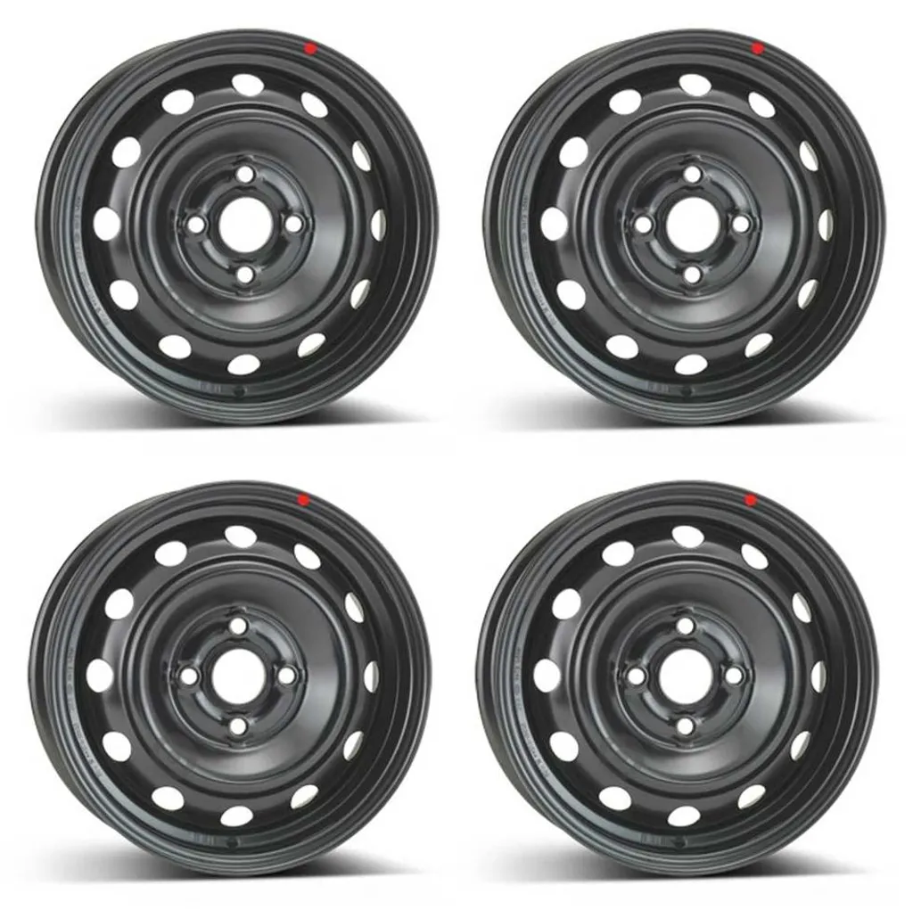 Jantes Alcar 5490 robustes 5.0Jx14 ET46 4x100 pour pneus hiver et été