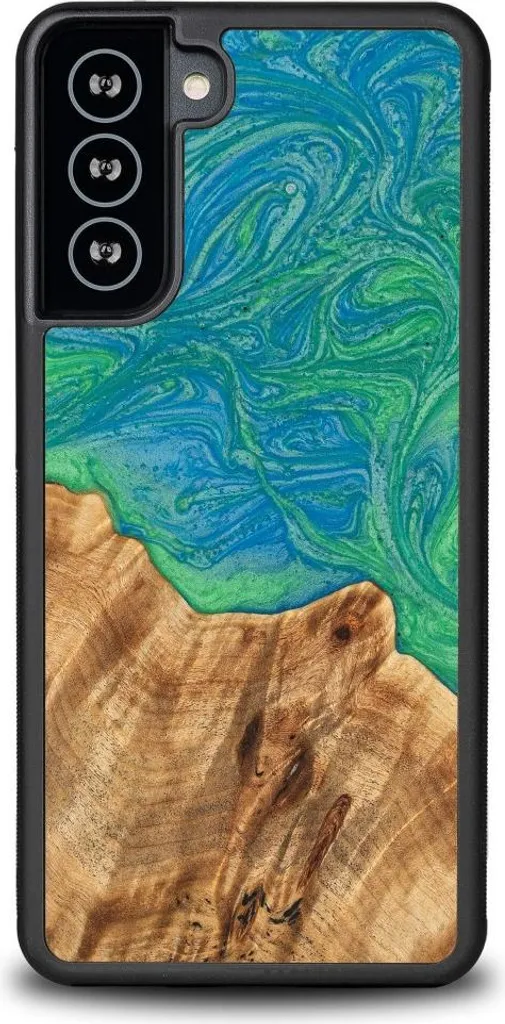 Custodia Luxury Bewood per Samsung S21 - Tokyo Wood & Resin Edition