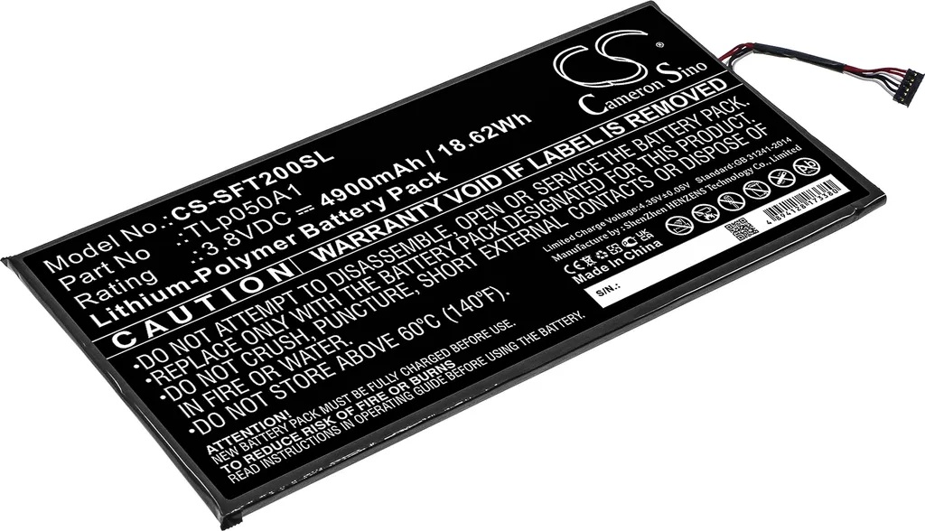 Batteria TECHTEK per Morpho Tablet 2 | Ricambio IDEMIA TLp050A1 Garantito