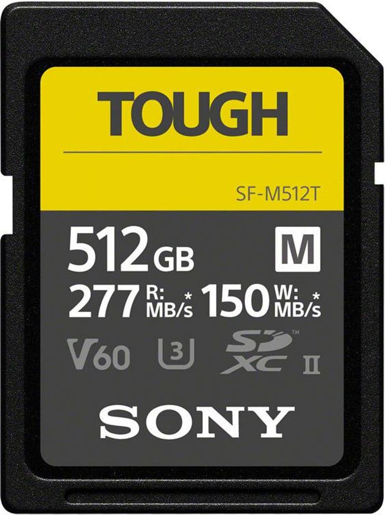 SONY Cartes SD Tough SF-M 512T Go R277/W150 Image du produit 