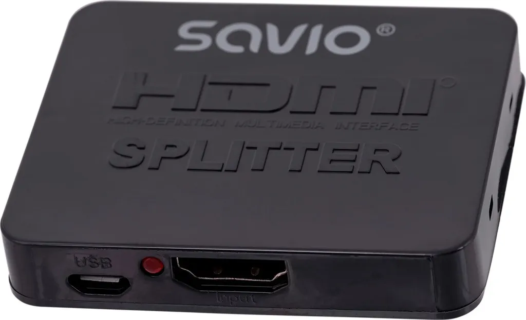 Savio CL-93 Splitter HDMI 4K 1x2 - Sdoppiatore Video Professionale Attivo